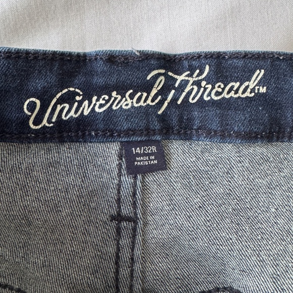 Universal Thread Women's High Rise Skinny Jeans Dark Wash Indigo 14 Western - Picture 6 of 15